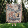 Ghibli Hand Cozy Woven Blanket HG | Anime Ponyo Tapestry Throw | Suitable As Snuggle Blanket Or Woven Wall Hanging