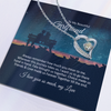 To My Beautiful Girlfriend Forever Love Necklace Gift, Promise Necklace For Her, Girlfriend Valentine Day Necklace Gift, Her Romantic Gift