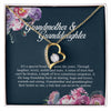Grandmother & Granddaughter Gift, Granddaughter Birthday Gift, Necklace from Grandmother with Heartfelt Message Card