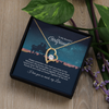 To My Beautiful Girlfriend Forever Love Necklace Gift, Promise Necklace For Her, Girlfriend Valentine Day Necklace Gift, Her Romantic Gift