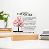 Daughter Keepsake - Lamp of Love, Unique Birthday Gift for Daughter, Daughter's Christmas Gift, Heartfelt Gift for Daughter, Daughter's Gift