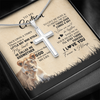To My Godson Lion Necklace From Godmother I'll Stay There Forever Godson Birthday Graduation Christmas Customized Gift Box Message Card