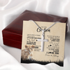 To My Godson Lion Necklace From Godmother I'll Stay There Forever Godson Birthday Graduation Christmas Customized Gift Box Message Card