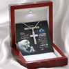 To My Nephew Necklace From Aunt Uncle Moon Wolf Nephew Birthday Gifts Graduation Christmas Customized Gift Box Message Card