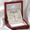 The Man I Choose Everyday, Personalized Cross Necklace, Gifts For Him