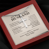 The Man I Choose Everyday, Personalized Cross Necklace, Gifts For Him