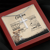To My Godson Lion Necklace From Godmother I'll Stay There Forever Godson Birthday Graduation Christmas Customized Gift Box Message Card