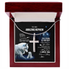 To My Nephew Necklace From Aunt Uncle Moon Wolf Nephew Birthday Gifts Graduation Christmas Customized Gift Box Message Card