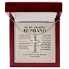 The Man I Choose Everyday, Personalized Cross Necklace, Gifts For Him