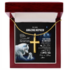 To My Nephew Necklace From Aunt Uncle Moon Wolf Nephew Birthday Gifts Graduation Christmas Customized Gift Box Message Card