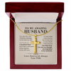 The Man I Choose Everyday, Personalized Cross Necklace, Gifts For Him