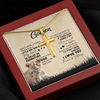 To My Godson Lion Necklace From Godmother I'll Stay There Forever Godson Birthday Graduation Christmas Customized Gift Box Message Card