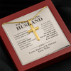 The Man I Choose Everyday, Personalized Cross Necklace, Gifts For Him