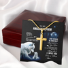 To My Nephew Necklace From Aunt Uncle Moon Wolf Nephew Birthday Gifts Graduation Christmas Customized Gift Box Message Card
