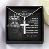God Creates The Toughest Warriors, Personalized Cross Necklace, Gifts For Him
