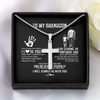 To My Grandson Necklace I Love You Forever From Grandpa Grandson Birthday Gifts Christmas Graduation Customized Gift Box Message Card