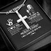 To My Grandson Necklace I Love You Forever From Grandpa Grandson Birthday Gifts Christmas Graduation Customized Gift Box Message Card