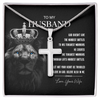 God Creates The Toughest Warriors, Personalized Cross Necklace, Gifts For Him