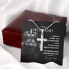 God Creates The Toughest Warriors, Personalized Cross Necklace, Gifts For Him