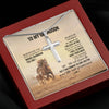 To My Grandson Necklace From Grandma Papa Whenever You Feel Horse Grandson Birthday Gifts Graduation Christmas Customized Gift Box Message Card