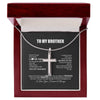 To My Brother Necklace From Sister Smarter Than You Think Brother Birthday Christmas Customized Gift Box Message Card