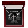 To My Grandson Necklace I Love You Forever From Grandpa Grandson Birthday Gifts Christmas Graduation Customized Gift Box Message Card
