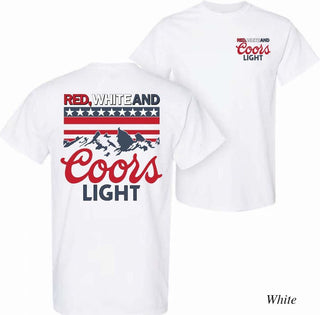 TT Red White and CCCOORS Light Unisex T-Shirt  4th of July Tee  Independence Day Shirt  USA Day Tee HFN Shirt