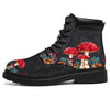 Gift For Hippie Black Mushroom Sneaker LH Mushroom Shoes