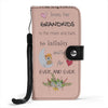 Gift For Grandma Lovely This Grandma Loves Her Grandkids To The Moon And Back Phone Case Wallet HG NEW