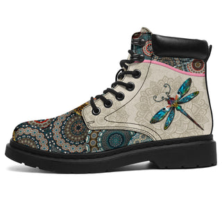 Dragonfly Gift Mandala Blue Dragonfly All-Season Boots Dragonfly Boot