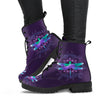 Dragonfly Gift Mandala Dragonfly Teal And Purple All-Season Boots Mandala Dragonfly Boot - option0 : Men's All-Season Boots Mandala Dragonfly Boot