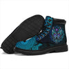Gift For Wolf Lover Wolf Mandala Leather Boots NHD