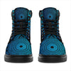 Gift For Wolf Lover Wolf Mandala Leather Boots NHD