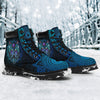Gift For Wolf Lover Wolf Mandala Leather Boots NHD