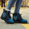 Gift For Wolf Lover Wolf Mandala Leather Boots NHD