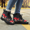 Gift For Hippie Black Mushroom Sneaker LH Mushroom Shoes