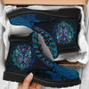 Gift For Wolf Lover Wolf Mandala Leather Boots NHD