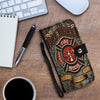 Firefighter Gift Fireman Gift Cell Phone Wallet Case for Universal Models - Fire Rescue FireFighter