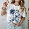 Sunflower Shirt Vintage Flowers Tshirt Sum DIEU
