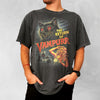Halloween Cat Shirt, Vintage 90s Style Graphic T-Shirt, Retro Comfort Colors DIEU Halloween University Spooky Unisex Top, Halloween Spooky Tee