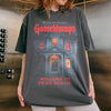 Halloween Goosebumps Comfort Colors Shirt, Vintage DIEU Haunted House Shirt, Horror Graphic Tshirt, Halloween Movie Tee Shirt, Gift For Fans