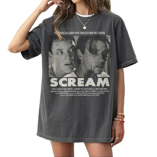 Halloween Scream Movie Tee: Spooky Season DIEU Comfort Colors Shirt