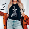 Yes I Can Drive A Stick T Shirt, Funny Halloween Witch Tee for Women, Spooky Party Shirt, Cute Halloween Gift Top, Witchy Outfit NNA