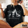 Vintage Girls Will Be Girls Shirt, Feminist Witch Shirt, Witchy Graphic Tee, Feminist Rage Shirt, Dark Humor Feminist Crop, Spooky Witch Tee NNA