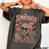 Summerween Shirt, Pastel Goth Halloween Tee, Spooky Summer Graphic Tee NNA