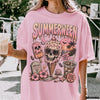 Summerween Shirt, Pastel Goth Halloween Tee, Spooky Summer Graphic Tee NNA