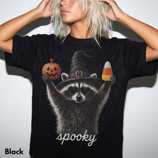 Raccoon Halloween Shirt, Spooky Season Shirt, Popular Halloween Shirt, Trendy Halloween Sweatshirt DIEU
