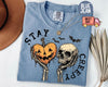 Creepy Shirt, Womens Halloween Shirt, Cute Skeleton Hands Tee, Funny Halloween Outfit, Skull Tee, Spooky Season Shirt NNA