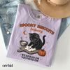 Comfort Colors Kitty Biscuits Shirt Spooky Season Tee Black Cat Halloween Fall TShirt Vintage DIEU Baking Pumpkin T-Shirt Cat Lover Fall Gift