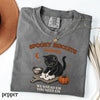 Kitty Biscuits Shirt Spooky Season Tee Black Cat Halloween Fall TShirt Vintage Baking Pumpkin T-Shirt Cat Lover Fall Gift NNA